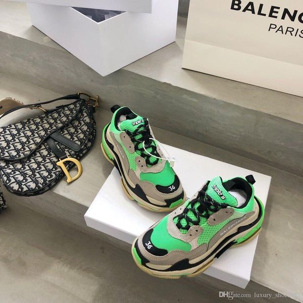 

size 35-45, with original box, low-flat triple s clear sole sneakers, r brand casual sneakers, stylish flat-bottomed comfortg