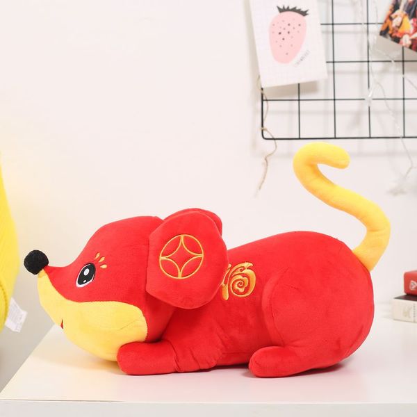 

rat year mascotdoll plush toy tang suit zodiacrat annual meeting gift