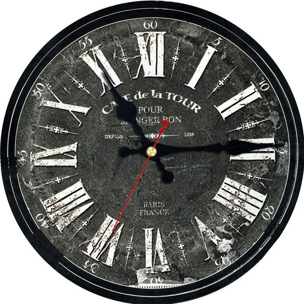 

shabby chic,roman numerals wall clocks,antique wall watch,large clock
