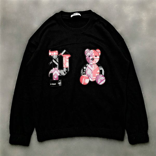 

mens designer hoodies givh58 new fashion brand luxury stereo embroidered alphabet bear patterned guard clothes quality, Black