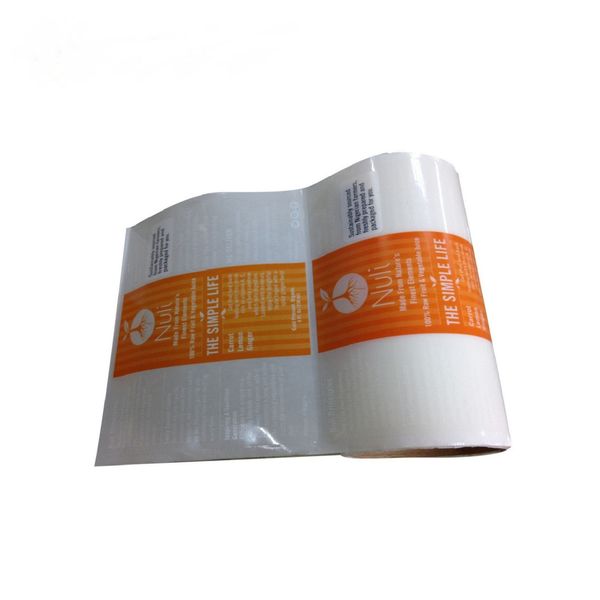 

wholesale roll packaging bottle labels ,waterproof juice fruit bottle labels