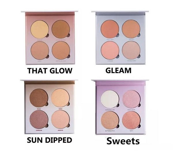 

In tock make up bronzer highlighter makeup 4 color eye hadow face powder blu her palette dhl hipping