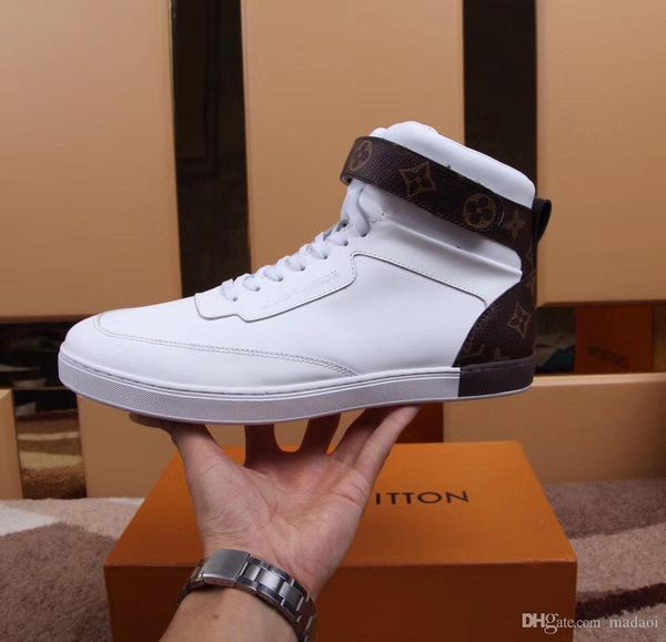 

21ss men casual shoes lace up men shoes lightweight comfortable breathable walking sneakers tenis feminino zapatos high footwear madal, Black