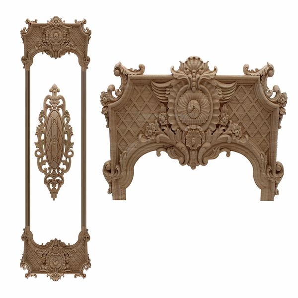 

runbazef роза цветочный дуб аппликация резной уголок старинные украшения дома maison аксессуары дверь стена мебель декор наклейка