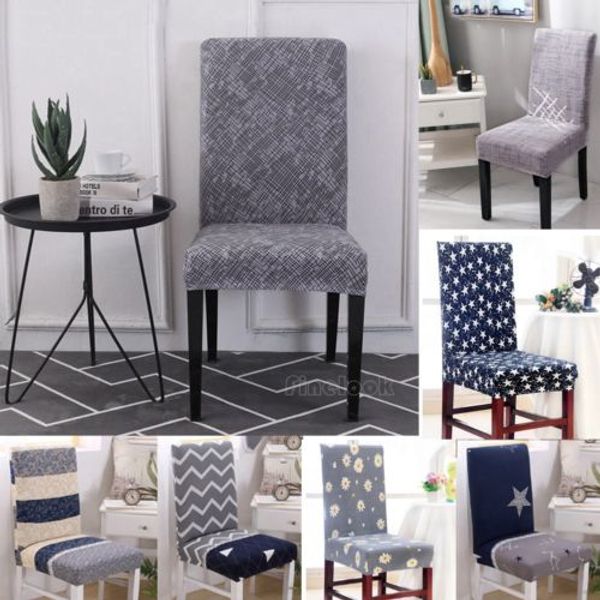 

new spandex stretch chair cover wedding banquet party decor dining bar seat cover new