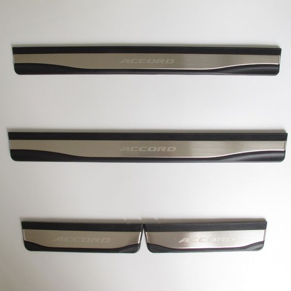 Fashion Welcome Pedal Door Sill Scuff Plate Guards Protector Trim