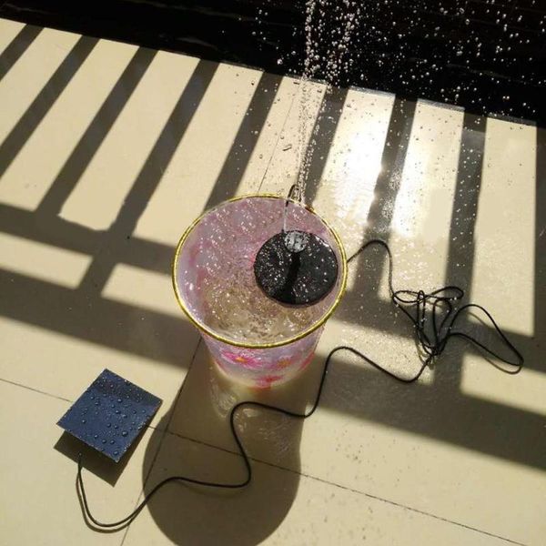 

solar power fountain water pump dc 7v solar power fountain pool water pump garden plants watering kit pond kit