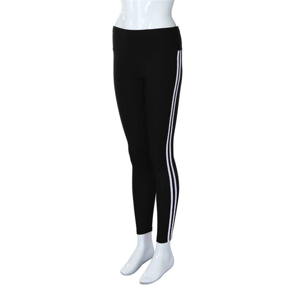 

women yoga pants running fitness sport elastic tights high waist leggings training pants gym sports jogging trousers #f40st19, White;red