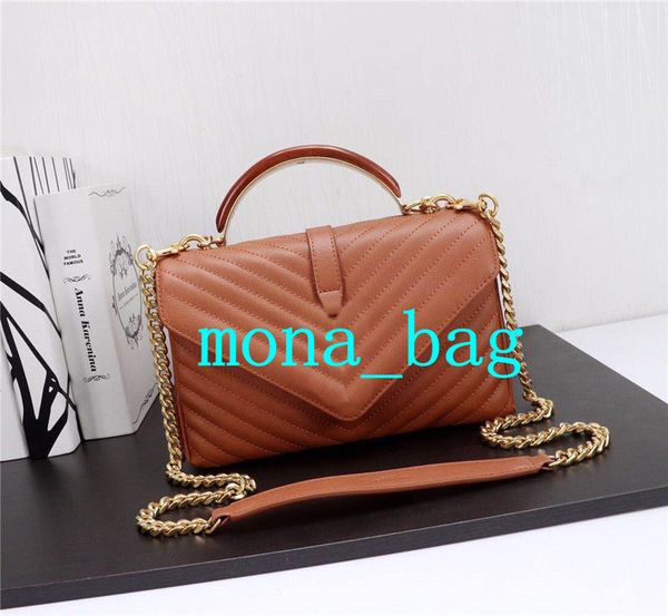 

fashion women shoulder bags classic gold chain bag women messenger handbags size 24cm