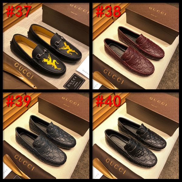 

18sw luxury genuine leather loafers men casual leather shoes crocodiles pattern moccasin man sneakers driving footwear alligator shoes, Black