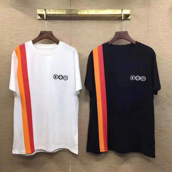 

новый balr дизайнер футболки хип-хоп мужские дизайнерские футболки модный бренд мужские женские с коротким рукавом большой размер футболки #, White