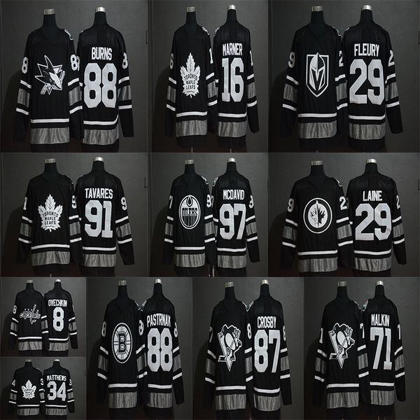

2019 All Star Mens 29 Marc-Andre Fleury 16 Mitch Marner 88 David Pastrnak 8 Alex Ovechkin Hockey Jerseys