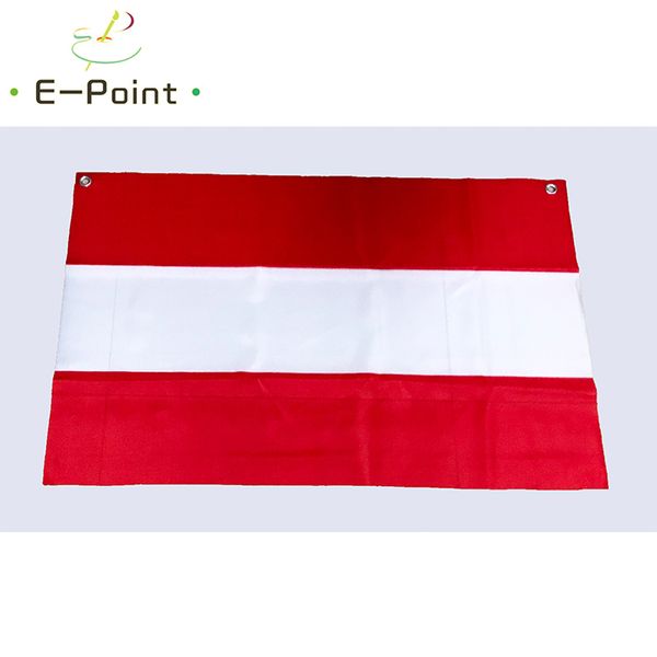 Nr. 5, 96 cm x 64 cm, europäische Flagge von Österreich, obere Ringe, Polyester-Flagge, Banner-Dekoration, fliegende Hausgarten-Flagge, festliche Geschenke