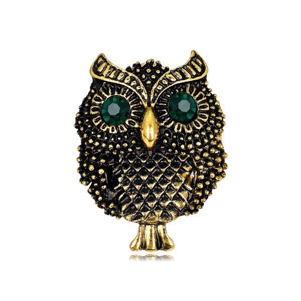 

large bird owls vintage brooches antiques bouquet owle pin up designer wedded broach scarf clips jewellerys, Gray