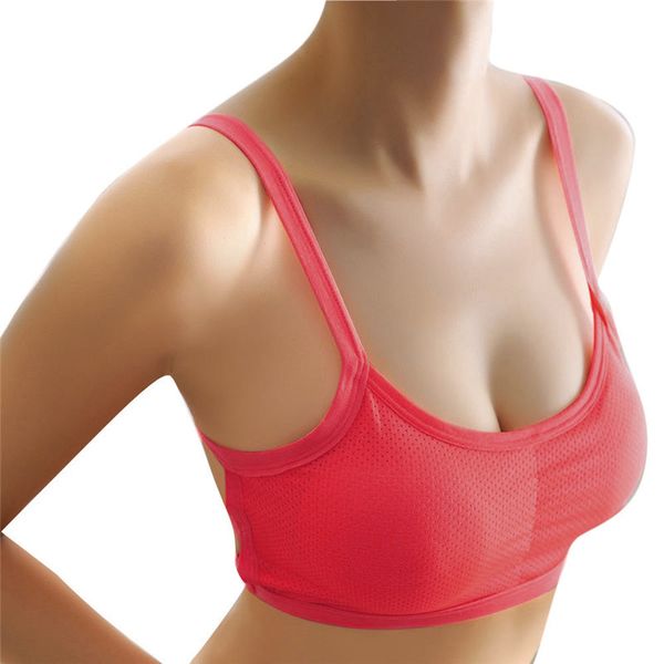 

women padded girl sports bra fitness underwear push up athletic yoga running gym wrap strap vest elastic wiredropship, White;black