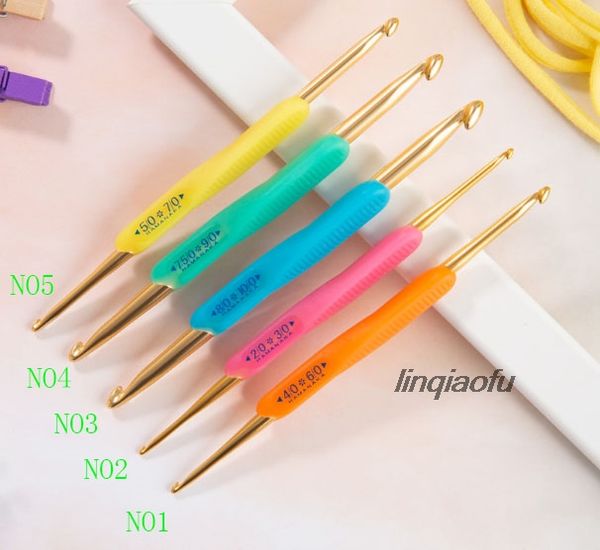 

sewing notions & tools high-quality double-head pen-type lace conventional wool crochet set, Black