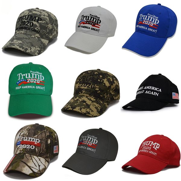 

new arrival embroidery trump 2020 make america great again donald trump baseball caps hats usa flag adults sports hat dhl #917, Blue;gray
