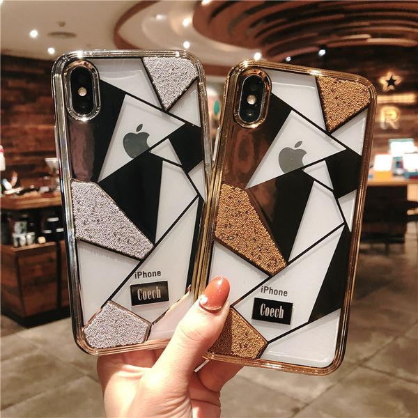 

new luxury designer cases bling glitter 360 full protect shockproof tpu phone case waterproof back cover for iphone 14 13 12 11 pro max x 6