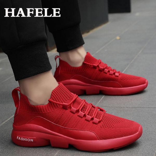 

men's outdoors fashion casual shoes breathable sneakers men shoes male light walking new mens sneakers flat, Black