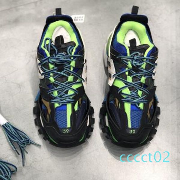 

new fashion triple s track trainers men shoes designer clunky sneakers black orange ladies walking paris dirty 2ct