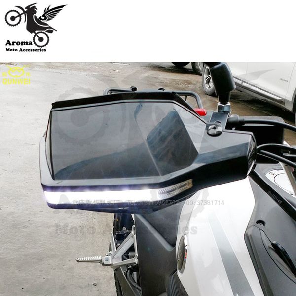 

motorbike handguard for motocross motorcycle hand guard with turn signal light led atv off-road moto dirt pit bike moto part