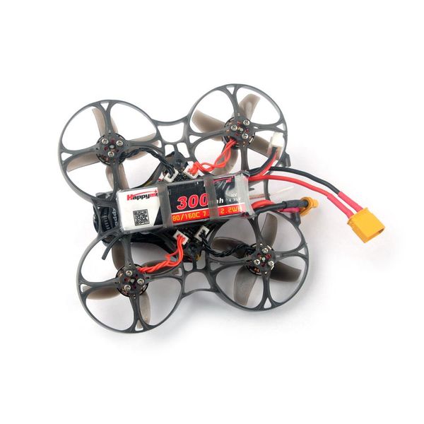 

happymodel mobula7 hd version 75mm crazybee f4 pro v2.0 fc 3s whoop fpv racing drone bnf - flysky receiver