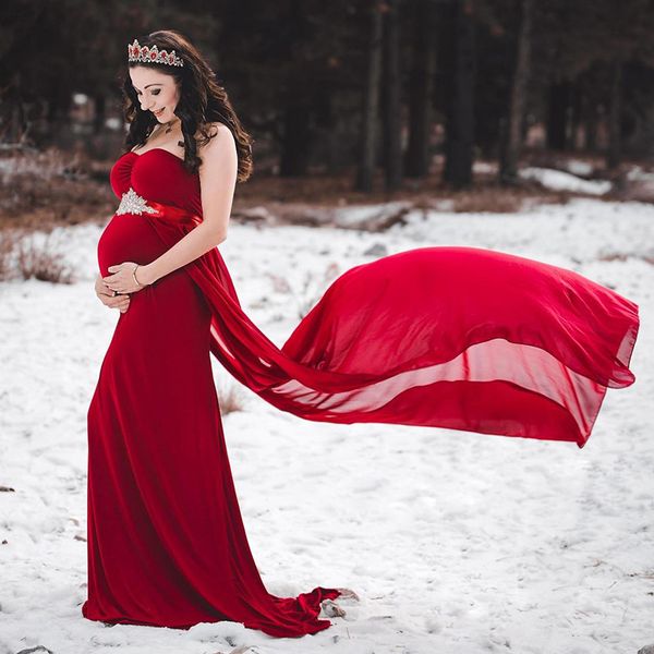 

maternity pgraphy props maternity gown mermaid dress sleeveless fitted maxi gown baby shower p shoot long tube dress, White