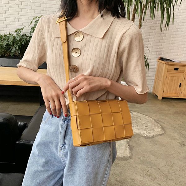 

swdf pu leather crossbody bags for women 2020 solid color shoulder bag female handbags and purses lady travel bag