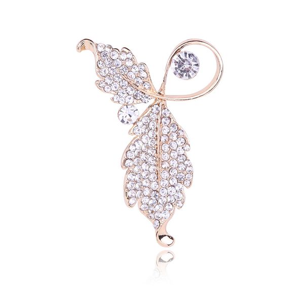 

zhang korean version of rhinestone brooch alloy inlaid with pearls and flowers corsage upscale banquet to commemorate, Gray