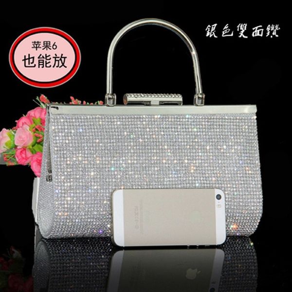 

2020 new women's bag diamond dinner bag clutch double-sided diamond dress