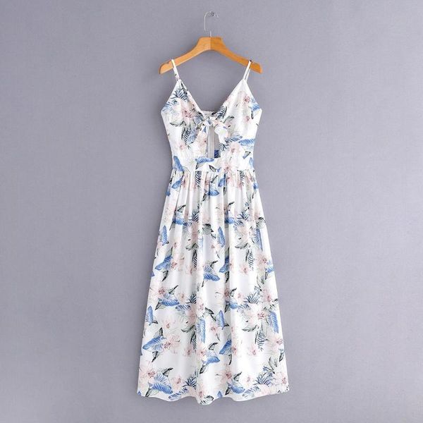 

2020 new fashion brand summer dress sleeveless summer loose bohemian print halter natural beach girl women dress, Black;gray