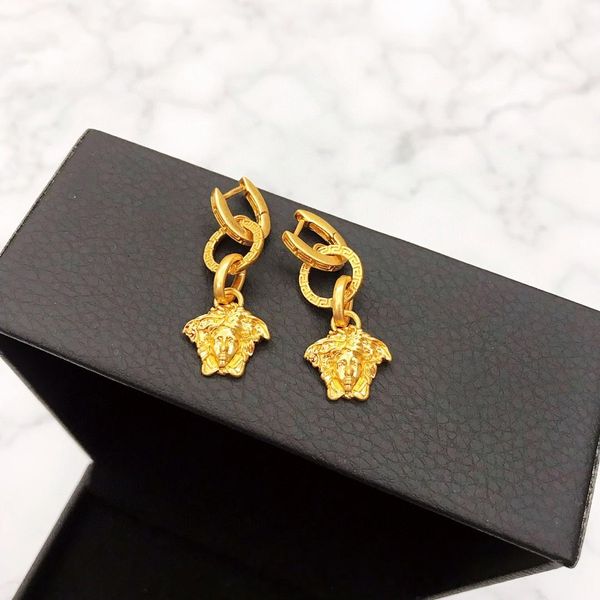 

european and american custom american avatar designer earrings luxury designer jewelry women earrings, Golden