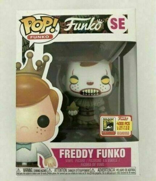 

lowprice 2019 funko pop action vinyl figure freddy funko pennywise sdcc le4000 brand new toy with box