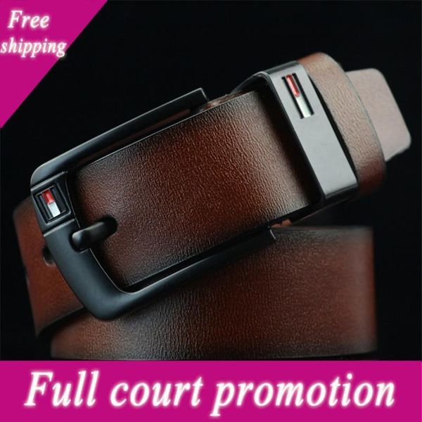 

2019 new designer belt pin buckle leather belts for men luxury mens designer belts good quality waist belt, Black;brown