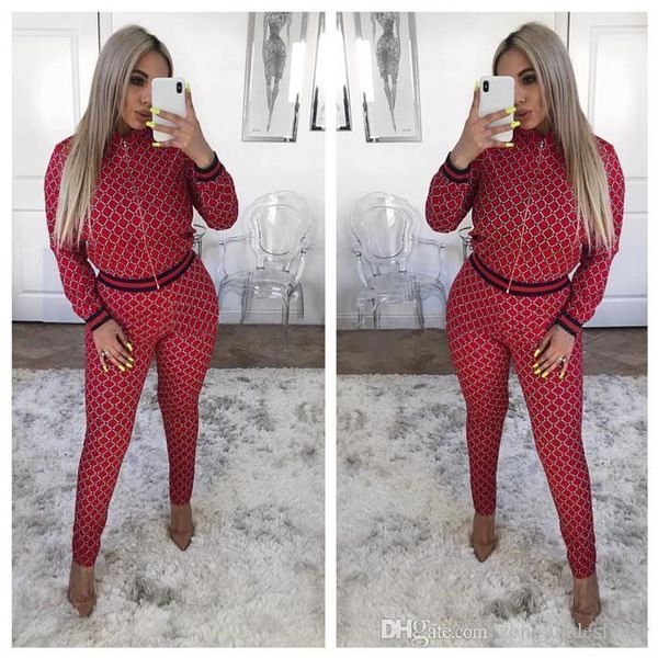 

clothing fashion style casual apparel womens spring 2pcs pants striped print long sleeve female, White