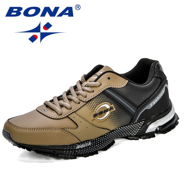 

2020 bona new design classics style men running shoes lace up sport shoes outdoor walking durable outsole jogging comfy sneakers