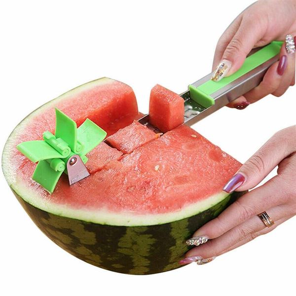 

watermelon cutter windmill shape plastic slicer for cutting watermelon tools