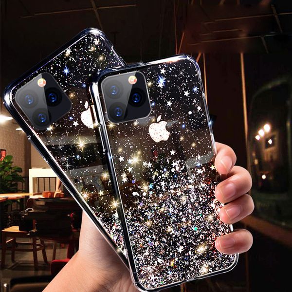 

Для iphone 11 Pro Max X Xs Max XR 6 7 8 Plus Высокое качество Bling Блеск Fancy Мобильный телефон охватывает случаи