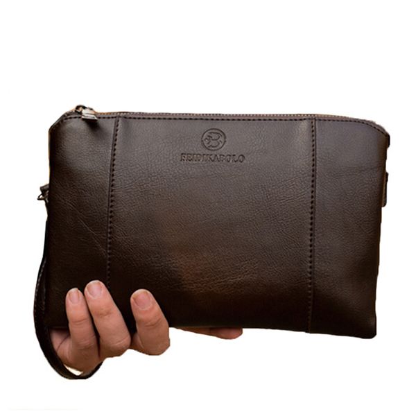 

wallets handy bags male leather purse men's clutch black brown business carteras mujer wallets men dollar price, Red;black