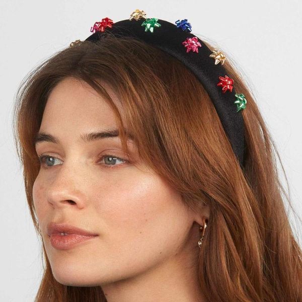 

girlgo ba bohemian fashion colorful flower headbands for women trendy hair clip accessories jewelry wedding party gift wholesale, Golden;white