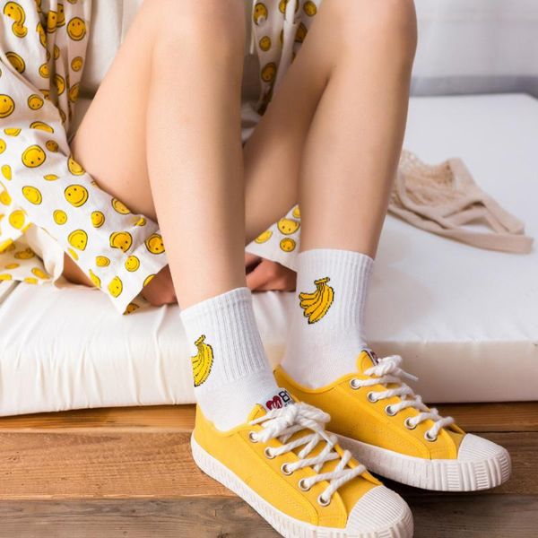 

women cotton socks all seasons fashion new medium harajuku style ladies pencil dinosaur white female jacquard casual socks, Black;white