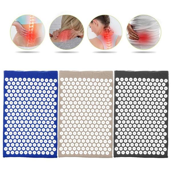 

lotus spike acupressure massager relaxation relief stress cushion yoga mat relieve body stress pain spike winter yoga mat