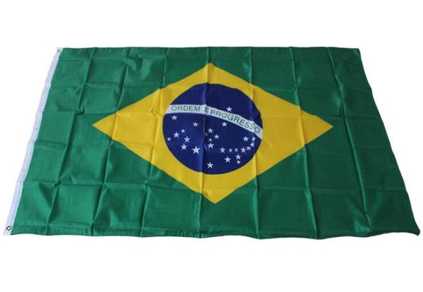 

90 x 150 cm national polyester banner flying 3 x 5 foot brazil flag