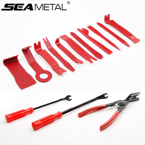 

car repair tools kits clip removal vehicle door window molding dash panel rivet buckle trim tool kit clip plier fastener remover