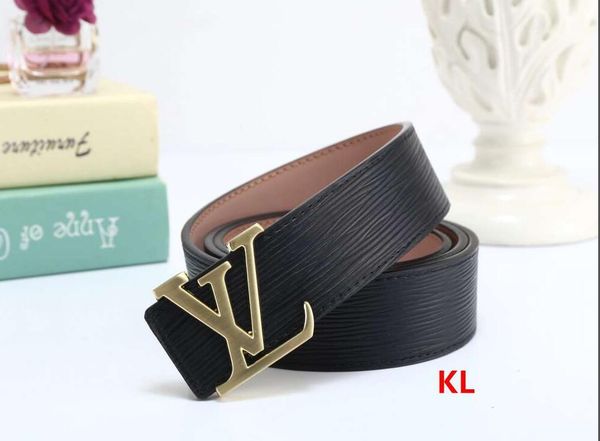 

brand belt casual letters smooth buckle premium belt box men fashion designers men ladies luxury belt 10, Black;brown