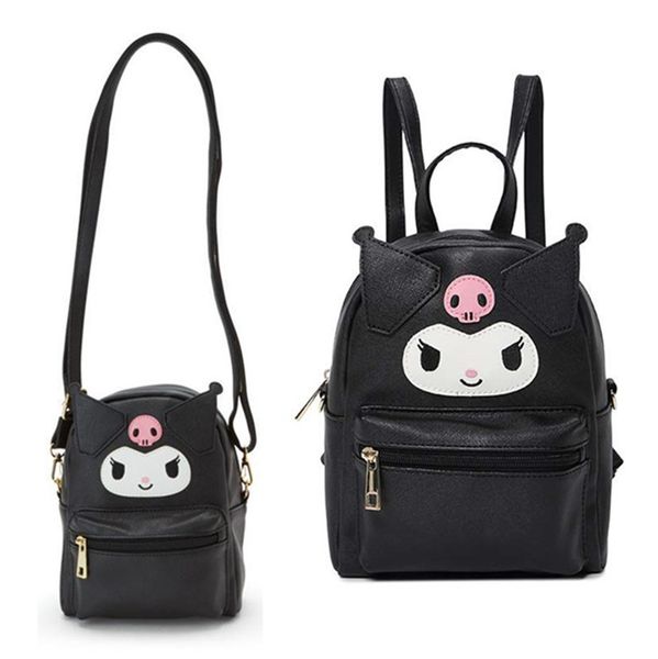 

cute my melody cinnamoroll kuromi pu кожи плеча сумка small back pack crossbody сумки для женщин девушки sling bag