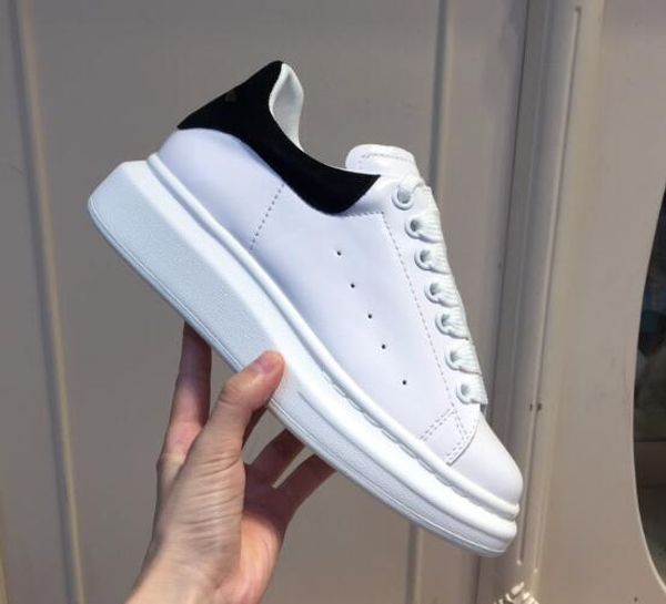 

new sports women shoes velvet men shoes lace-up white black leather comfortable mens flat casual classic cycling ecaen
