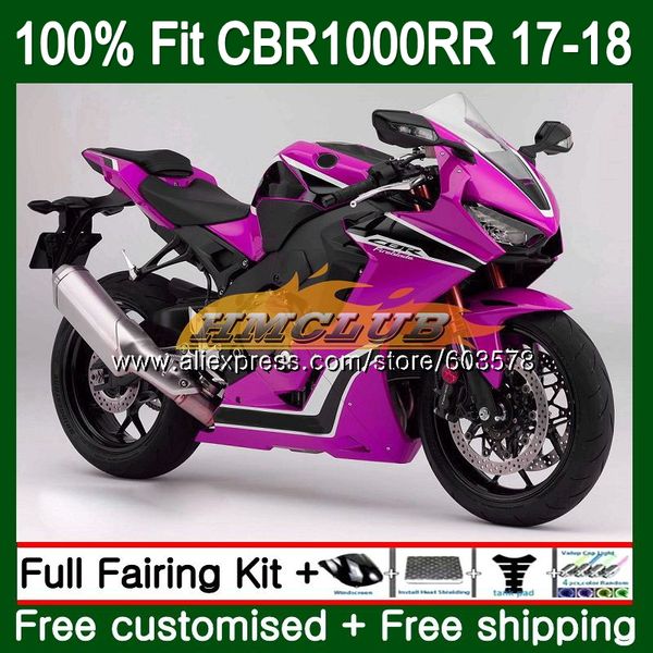 

injection +tank for cbr1000 rr cbr 1000 rr 2017 2018 gloss pink 128cl.29 cbr 1000rr cbr-1000rr cbr1000rr 17 18 fairings, Black