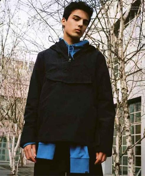 

с капюшоном мужские пальто дизайнер свободные пары топы брендовые мужские дизайнерские куртки осень тонкий пуловер с длинным рукавом, Black;brown