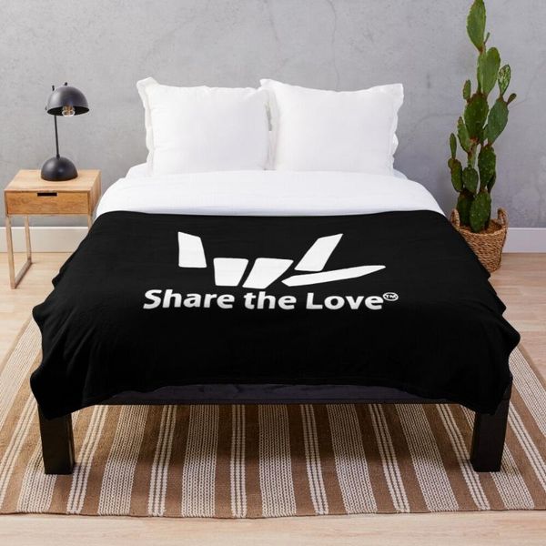 

share the love throw blanket soft sherpa blanket bed sheet single knee office nap
